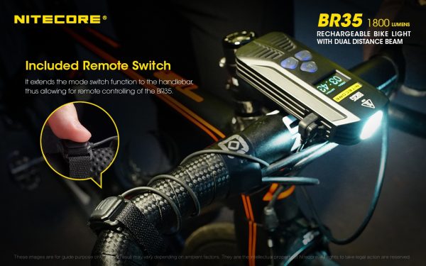 Latarka Rowerowa Nitecore BR35 1800 Lumenów-16