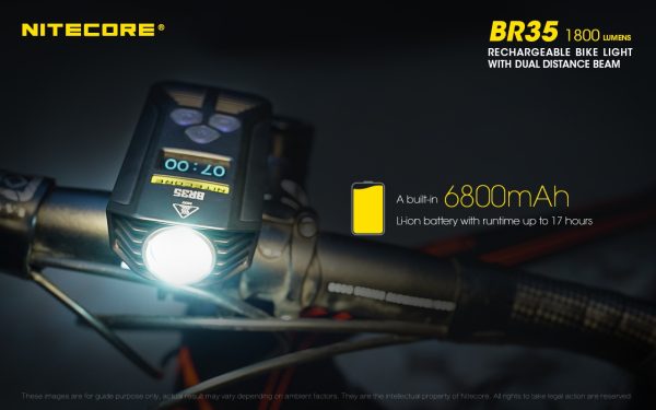 Latarka Rowerowa Nitecore BR35 1800 Lumenów-19