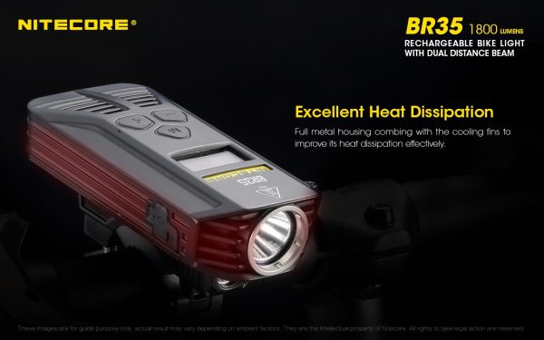 Latarka Rowerowa Nitecore BR35 1800 Lumenów-22