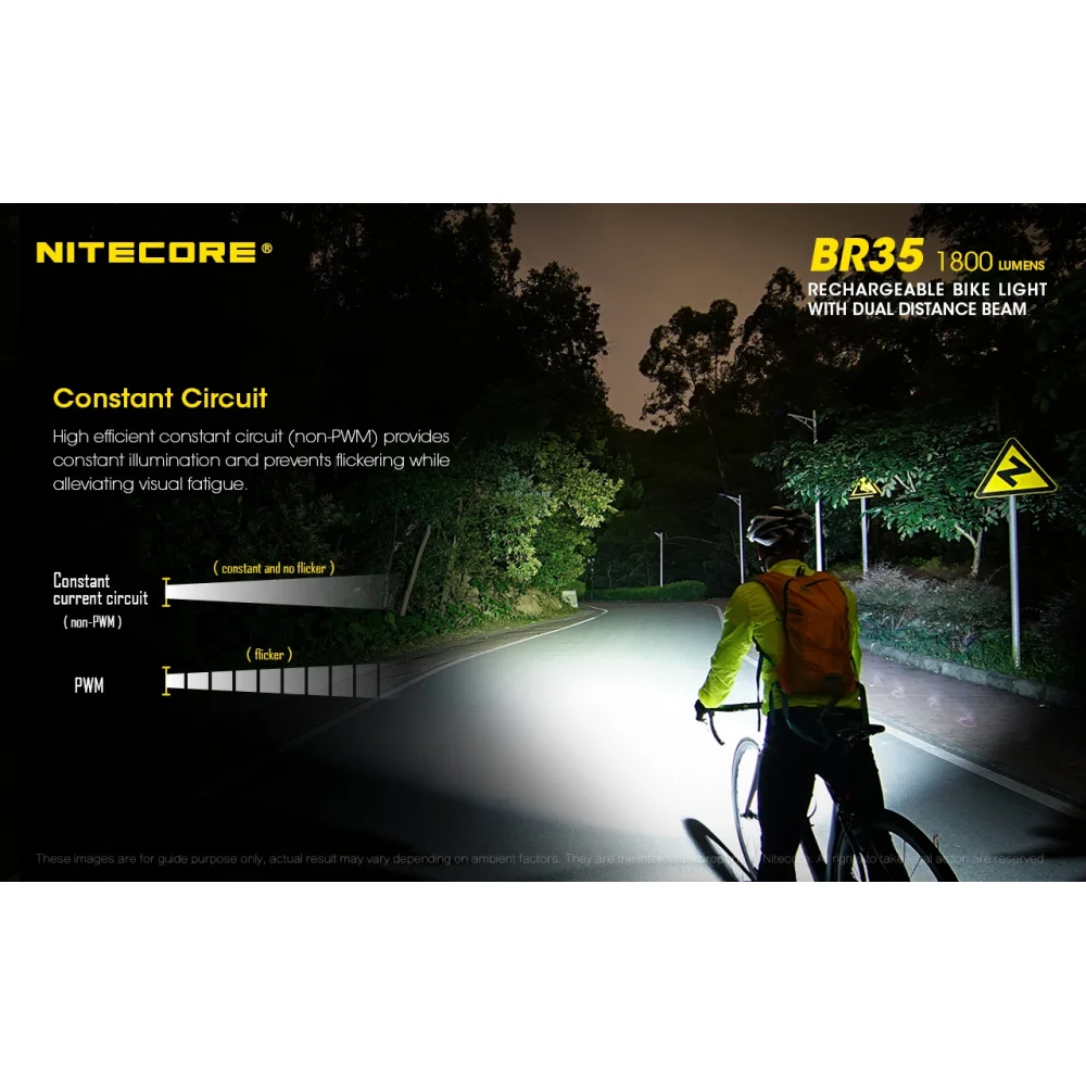 Latarka Rowerowa Nitecore BR35 1800 Lumenów 23 Latarka Rowerowa Nitecore BR35 1800 Lumenów
