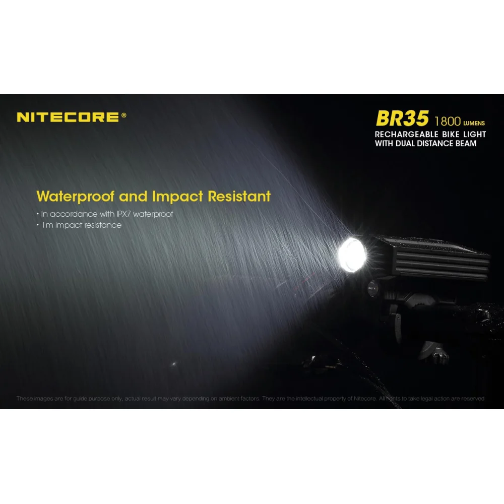 Latarka Rowerowa Nitecore BR35 1800 Lumenów 24 Latarka Rowerowa Nitecore BR35 1800 Lumenów