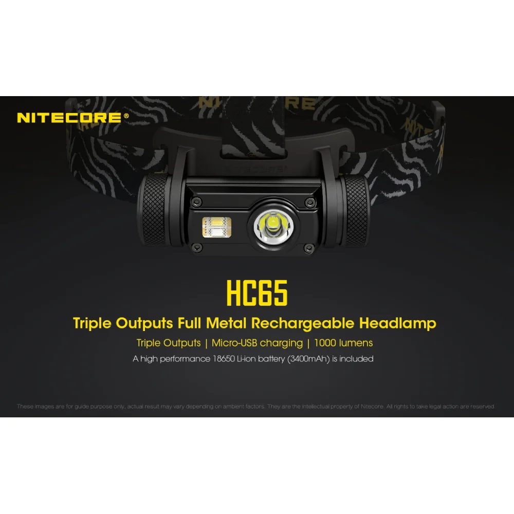 Czołówka Nitecore HC65 1000 Lumenów 5 Czołówka Nitecore HC65 1000 Lumenów