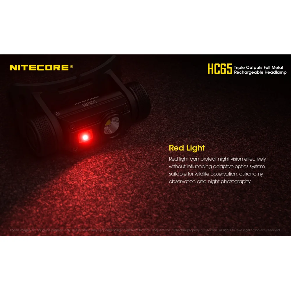 Czołówka Nitecore HC65 1000 Lumenów 9 Czołówka Nitecore HC65 1000 Lumenów