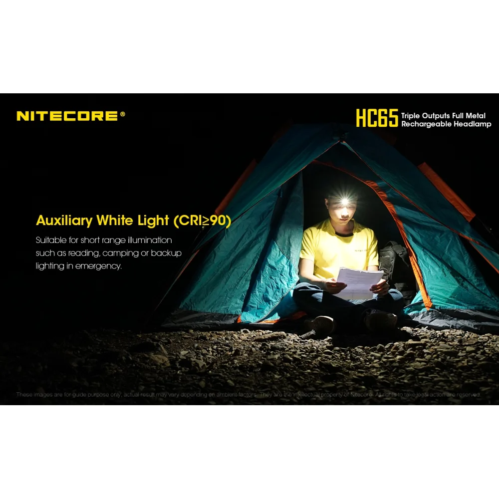 Czołówka Nitecore HC65 1000 Lumenów 10 Czołówka Nitecore HC65 1000 Lumenów