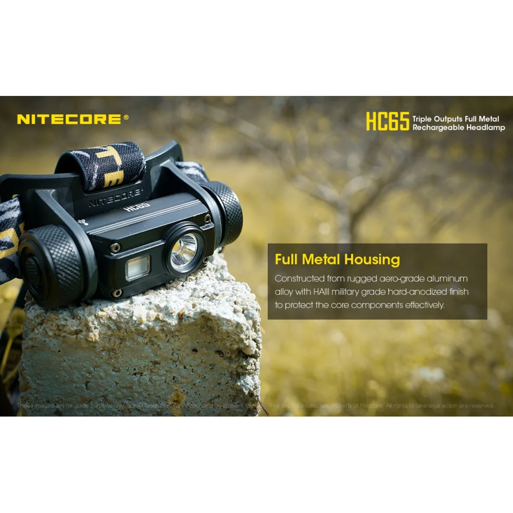 Czołówka Nitecore HC65 1000 Lumenów 16 Czołówka Nitecore HC65 1000 Lumenów