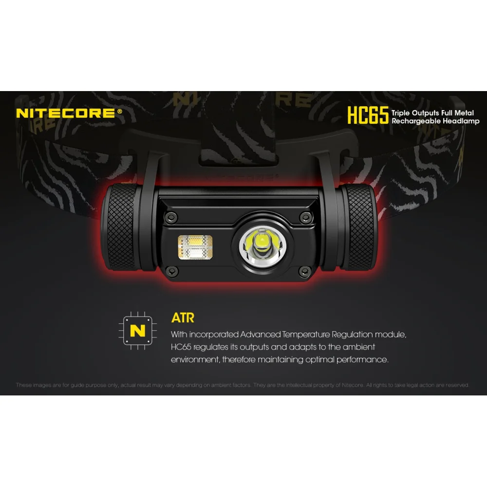 Czołówka Nitecore HC65 1000 Lumenów 22 Czołówka Nitecore HC65 1000 Lumenów
