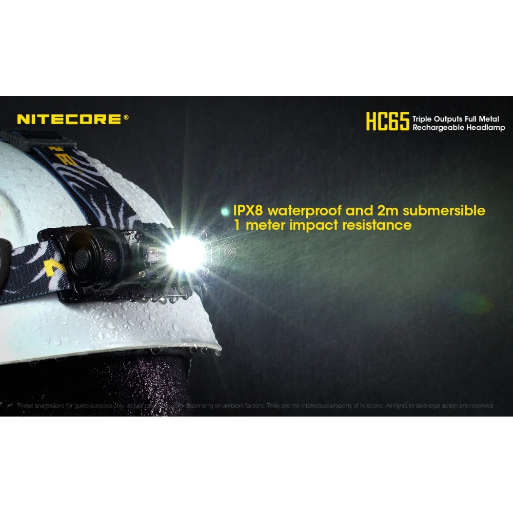 Czołówka Nitecore HC65 1000 Lumenów 24 Czołówka Nitecore HC65 1000 Lumenów