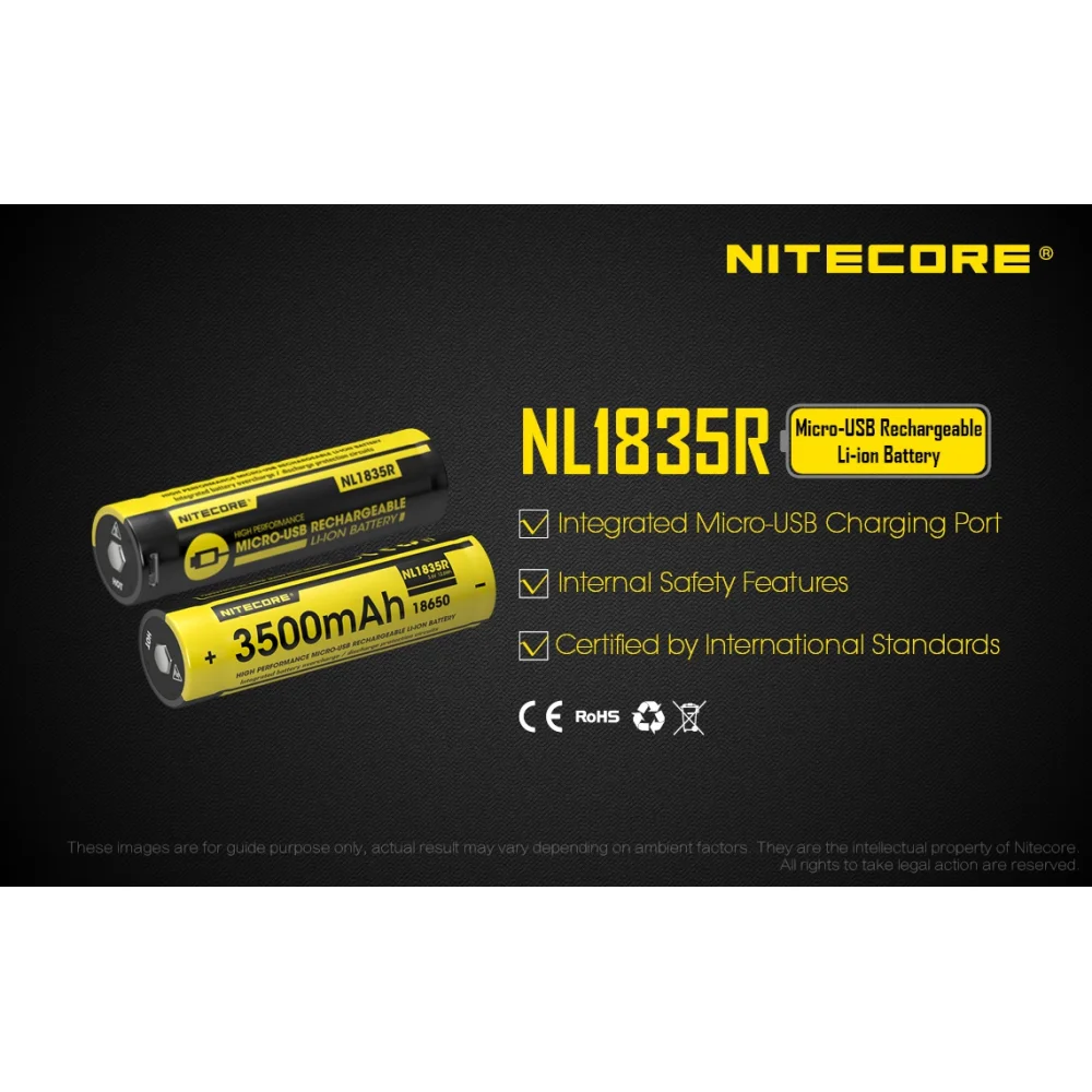Akumulator Nitecore NL1835R 3500mAh 3 Akumulator Nitecore NL1835R 3500mAh