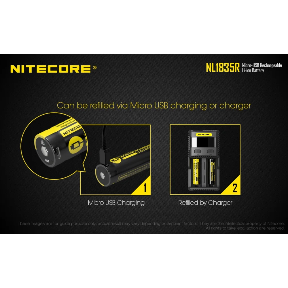 Akumulator Nitecore NL1835R 3500mAh 4 Akumulator Nitecore NL1835R 3500mAh