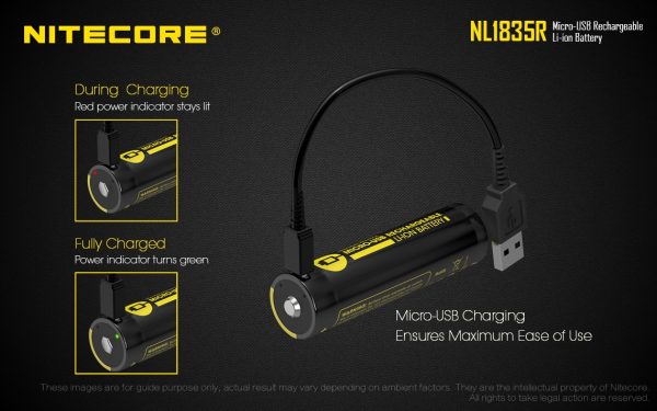Akumulator Nitecore NL1835R 3500mAh-5