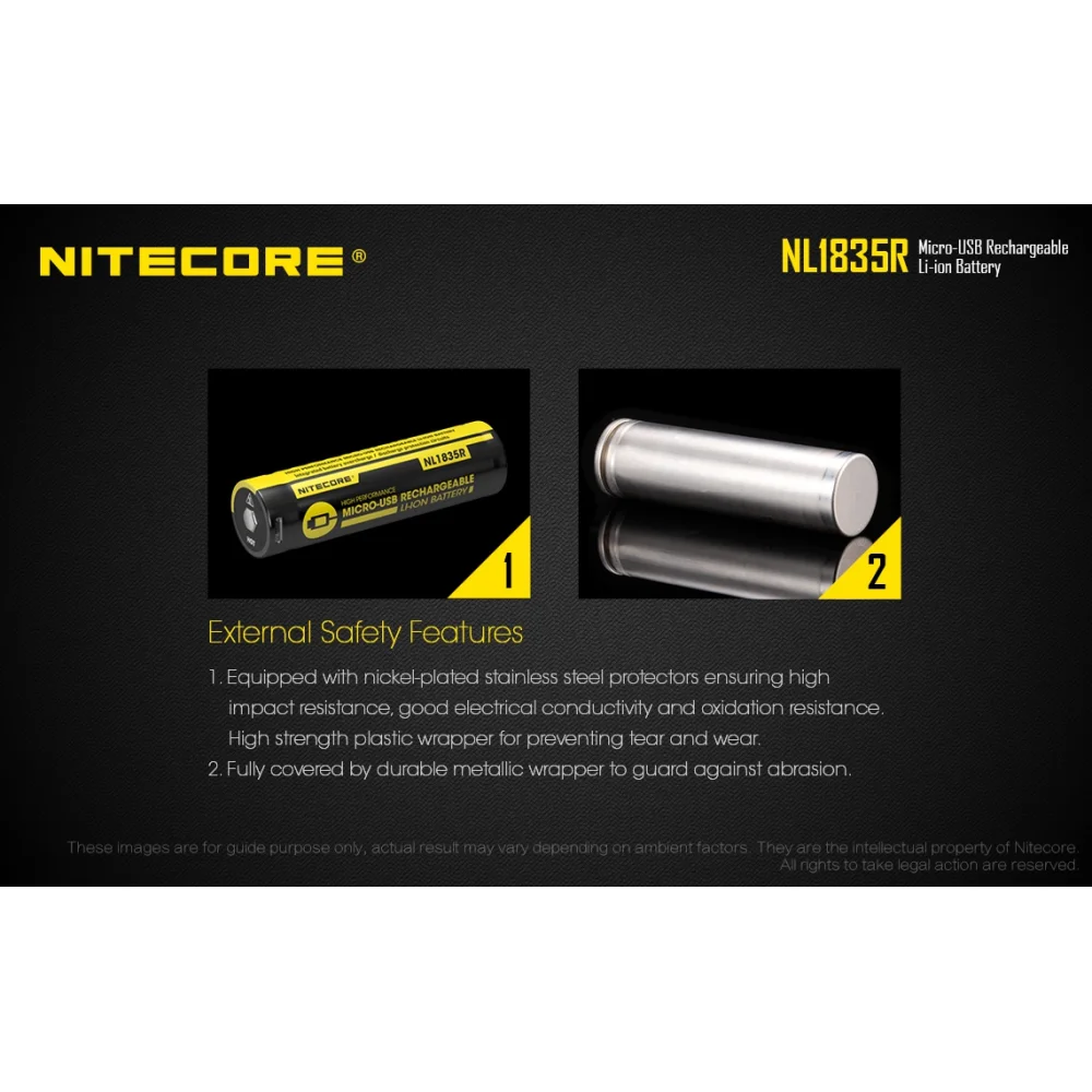Akumulator Nitecore NL1835R 3500mAh 8 Akumulator Nitecore NL1835R 3500mAh