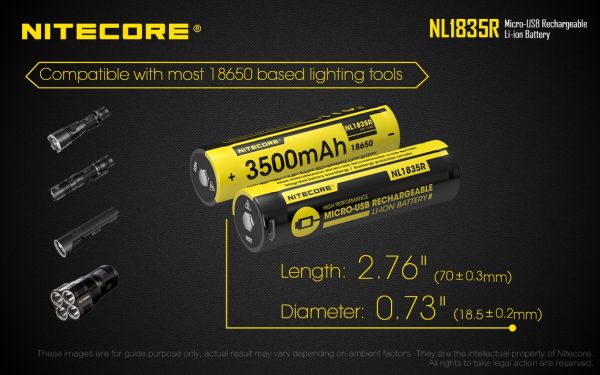 Akumulator Nitecore NL1835R 3500mAh-10