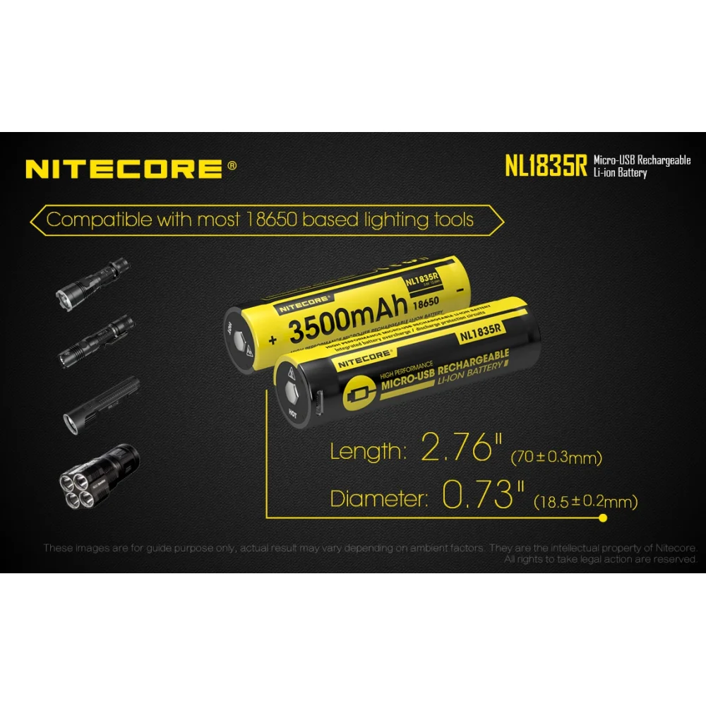 Akumulator Nitecore NL1835R 3500mAh 10 Akumulator Nitecore NL1835R 3500mAh
