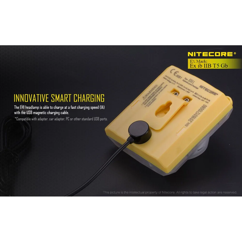 Czołówka Nitecore EH1 260 Lumenów 16 Czołówka Nitecore EH1 260 Lumenów