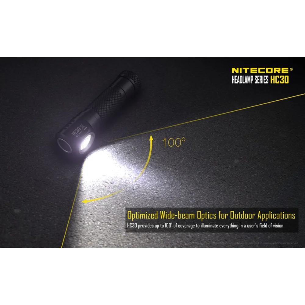 Czołówka Nitecore HC30W 1000 Lumenów 15 Czołówka Nitecore HC30W 1000 Lumenów