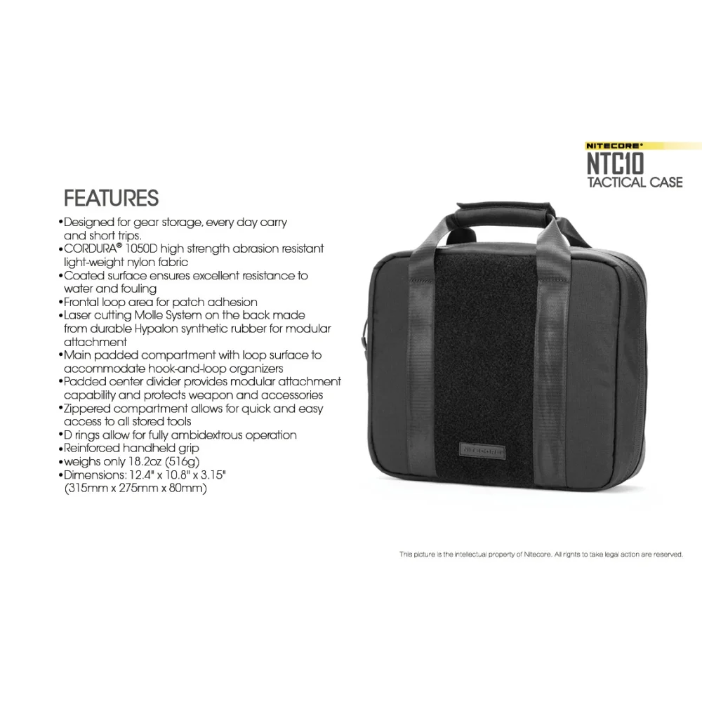 Futerał Nitecore NTC10 11 Futerał Nitecore NTC10