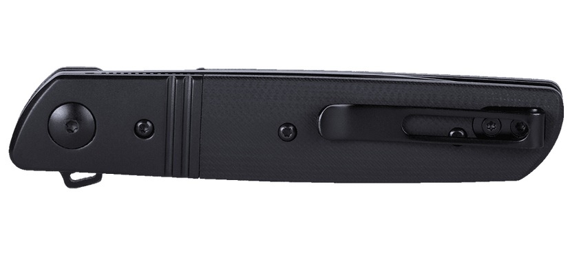 CRKT 5720K BAMBOOZLED to wyrafinowany folder, który zaciera granice między klasyką a nowoczesnością.Bamboozled łączy swój ponadczasowy wygląd z nowoczesnymi materiałami użytkowymi, w tym powlekanym ostrzem ze stali D2, zapewniającym doskonałe trzymanie ostrości i chwytną rękojeścią z laminatu G10 oraz stali nierdzewnej.Za płynność i szybkość otwierania noża odpowiada system łożysk IKBS a blokada ostrza Liner Lock zabezpiecza folder przed przypadkowym złożeniem.Stalowy, sprężysty klips umożliwia wpięcie noża za - LifeGun.pl NÓŻ CRKT 5720K - BAMBOOZLED TANTO BLACK-4