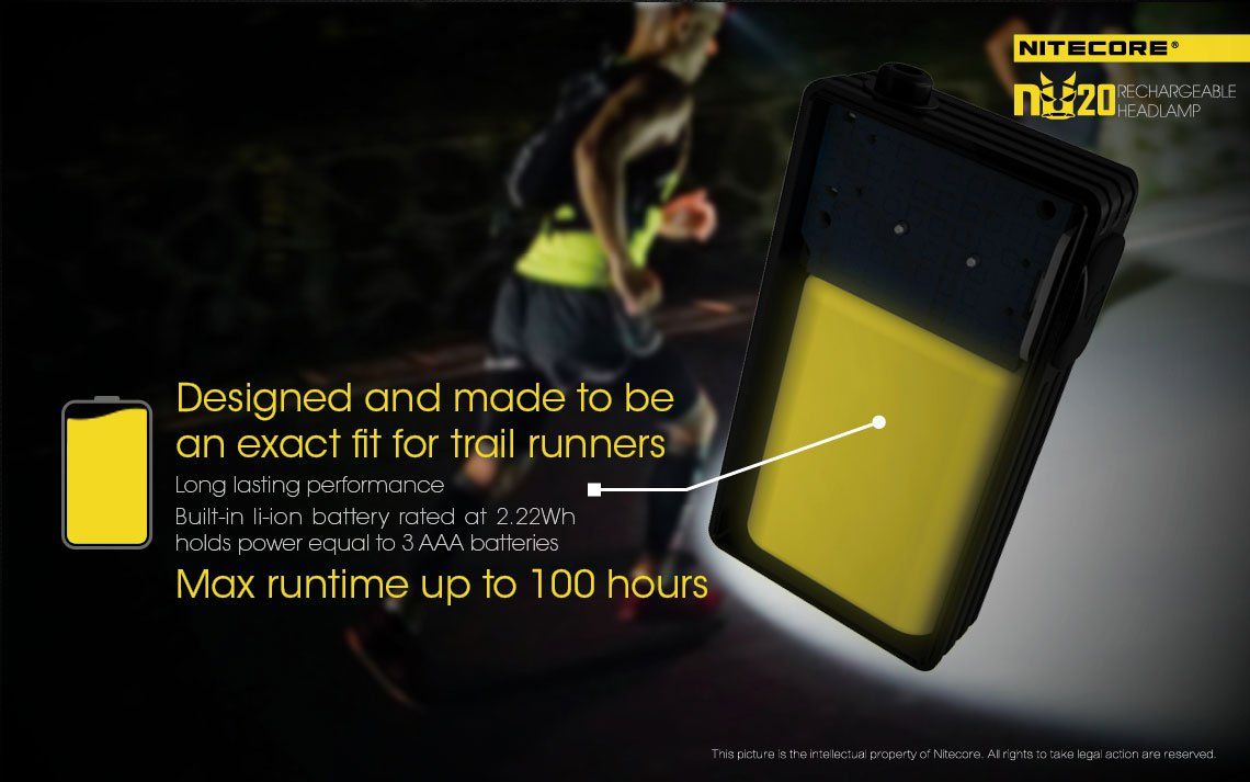 Światło S.O.S.: Tak | Zasięg wiązki światła (m): 80 | Wodoodporna: Tak - do 1.5 metra | Moc światła (L): 360 | Waga (g): 47 | Źródło światła: Dioda LED Cree XP-G2 S3 - LifeGun.pl Czołówka Nitecore NU20 360 lumenów Żółta-7