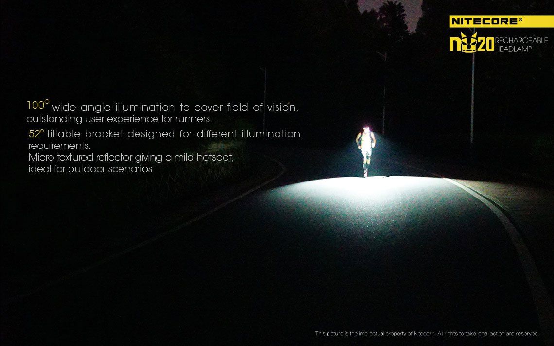 Światło S.O.S.: Tak | Zasięg wiązki światła (m): 80 | Wodoodporna: Tak - do 1.5 metra | Moc światła (L): 360 | Waga (g): 47 | Źródło światła: Dioda LED Cree XP-G2 S3 - LifeGun.pl Czołówka Nitecore NU20 360 lumenów Żółta-12