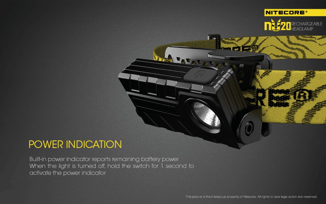 Światło S.O.S.: Tak | Zasięg wiązki światła (m): 80 | Wodoodporna: Tak - do 1.5 metra | Moc światła (L): 360 | Waga (g): 47 | Źródło światła: Dioda LED Cree XP-G2 S3 - LifeGun.pl Czołówka Nitecore NU20 360 lumenów Żółta-14