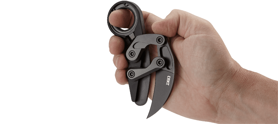 Waga (g): 173 | Długość całkowita (cm): 18.4 | Grubość ostrza (cm): 0.5 | Rękojeść: Aluminium lotnicze 6061 T6 | Stal: D2 | Długość po złożeniu (cm): 12.5 | Długość ostrza (cm): 6.1 - LifeGun.pl Nóż CRKT Provoke 4040-5