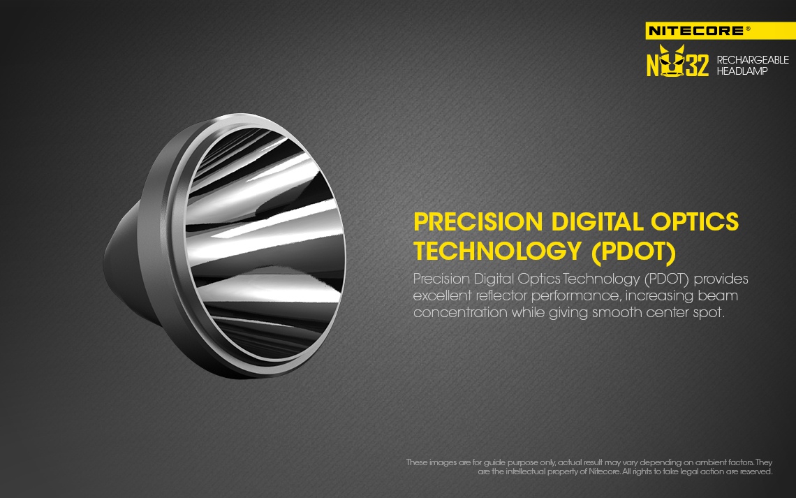 Światło S.O.S.: Tak | Maksymalny czas pracy (godz.): 330 | Zasięg wiązki światła (m): 125 | Długość całkowita (mm): 63 | Waga (g): 76.4 | Moc światła (L): 550 - LifeGun.pl Czołówka Nitecore NU32 550 lumenów-21