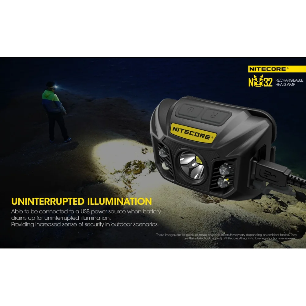 Czołówka Nitecore NU32 550 lumenów 22 Czołówka Nitecore NU32 550 lumenów
