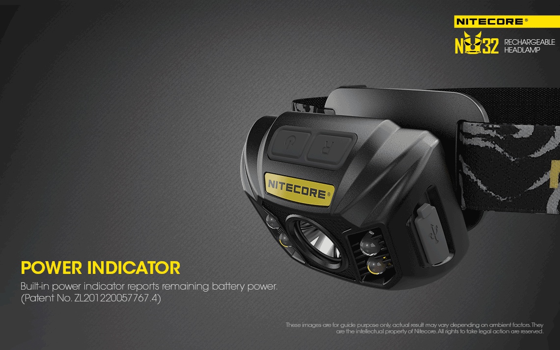 Światło S.O.S.: Tak | Maksymalny czas pracy (godz.): 330 | Zasięg wiązki światła (m): 125 | Długość całkowita (mm): 63 | Waga (g): 76.4 | Moc światła (L): 550 - LifeGun.pl Czołówka Nitecore NU32 550 lumenów-26