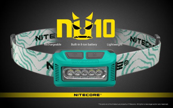 Czołówka Nitecore NU10CRI 115 lumenów Zielona-1