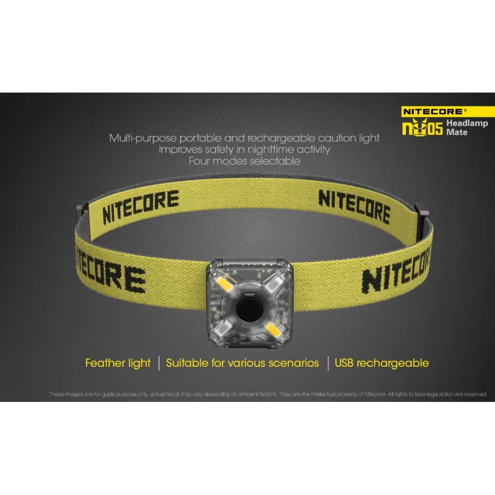 Czołówka Nitecore NU05 35 lumenów 3 Czołówka Nitecore NU05 35 lumenów