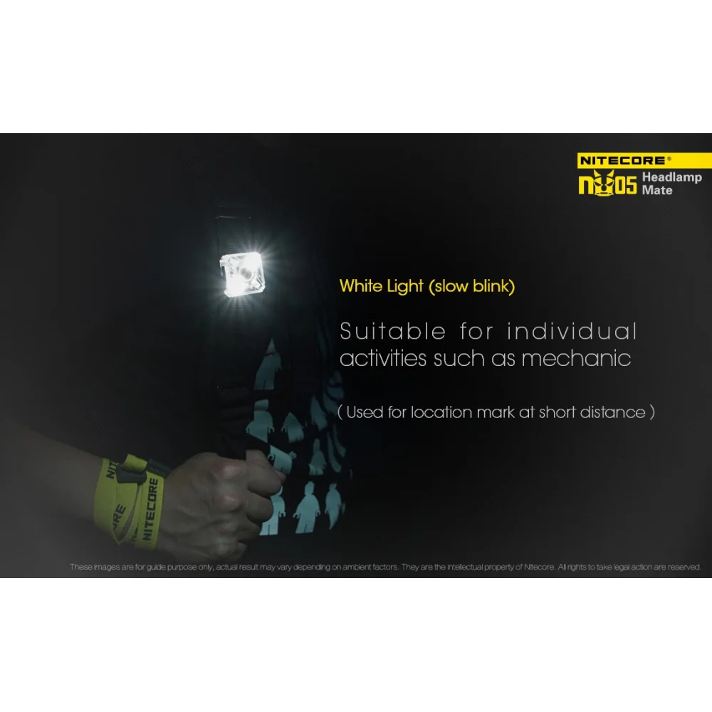Czołówka Nitecore NU05 35 lumenów 7 Czołówka Nitecore NU05 35 lumenów