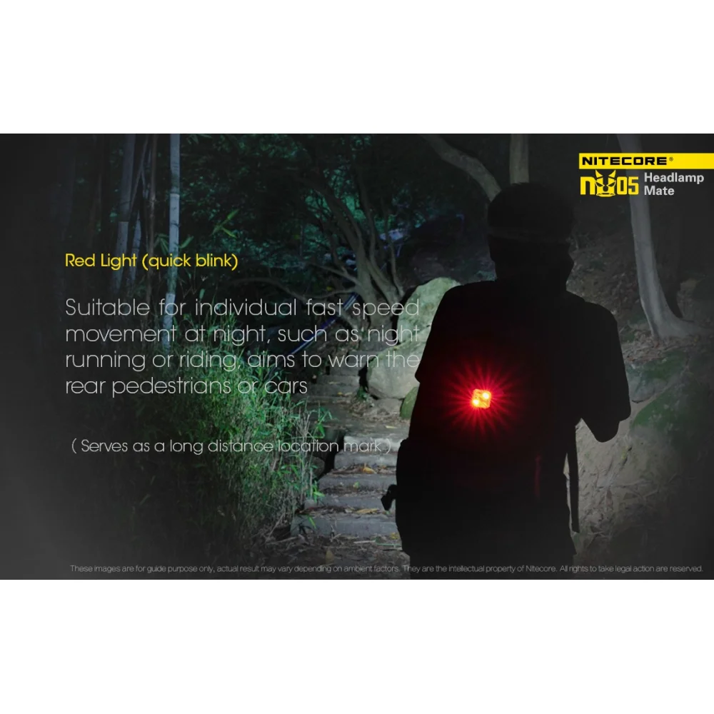 Czołówka Nitecore NU05 35 lumenów 8 Czołówka Nitecore NU05 35 lumenów