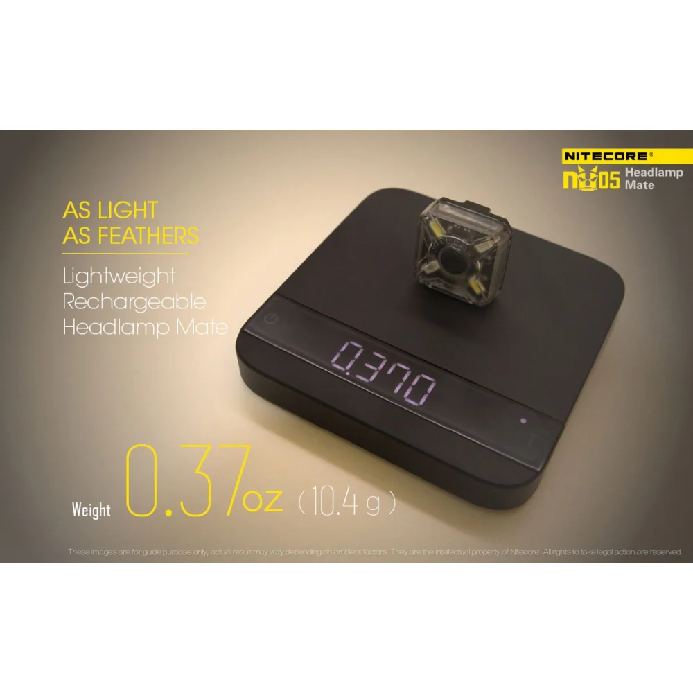 Czołówka Nitecore NU05 35 lumenów 9 Czołówka Nitecore NU05 35 lumenów