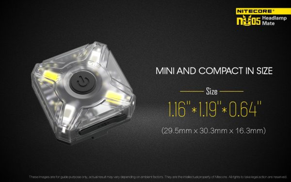 Czołówka Nitecore NU05 35 lumenów-11
