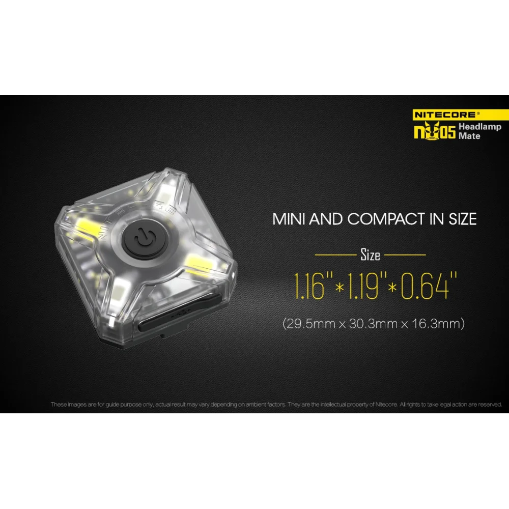 Czołówka Nitecore NU05 35 lumenów 11 Czołówka Nitecore NU05 35 lumenów