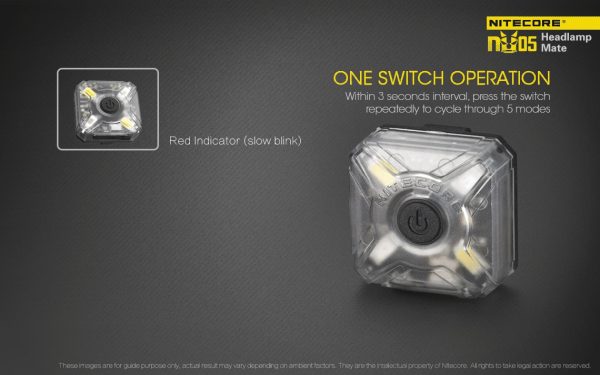 Czołówka Nitecore NU05 35 lumenów-12