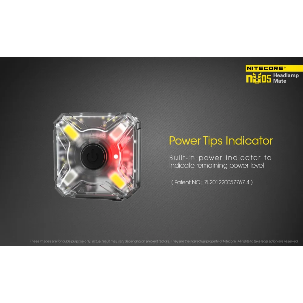 Czołówka Nitecore NU05 35 lumenów 14 Czołówka Nitecore NU05 35 lumenów