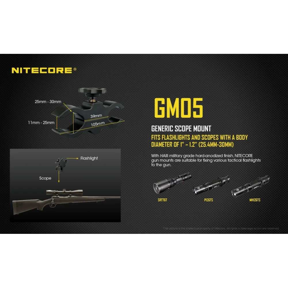 Uchwyt Nitecore GM05 2 Uchwyt Nitecore GM05