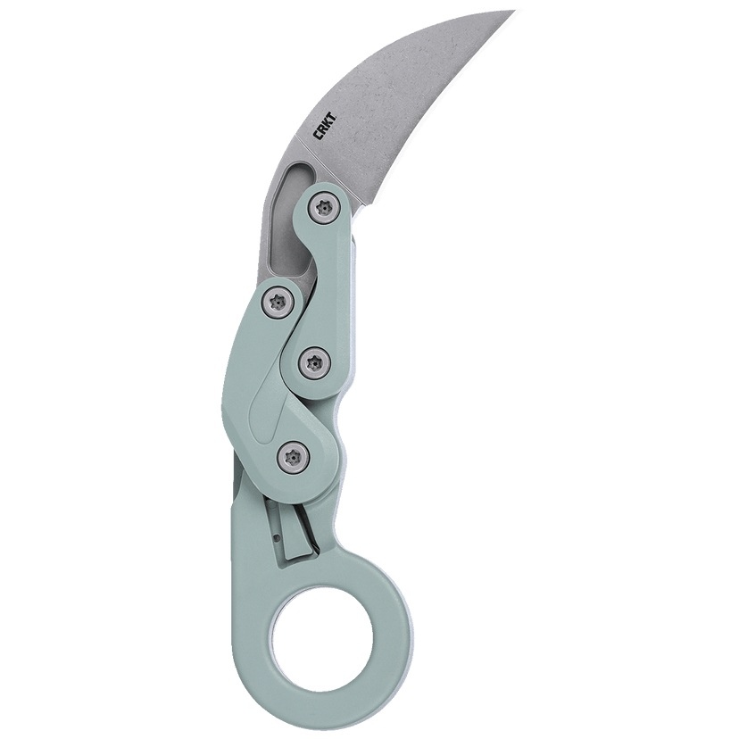 CRKT 4041GR PROVOKE GRIVORY to konstrukcja nawiązująca stylistycznie do klasycznych azjatyckich noży typu karambit, łącząca jednocześnie najnowsze technologie z futurystycznym wyglądem.Innowacyjna technologia Kinematic pozwala na błyskawiczne wypchnięcie ostrza przy pomocy kciuka, które automatycznie ulega zablokowaniu.Aby zwolnić blokadę, wystarczy przesunąć specjalną dźwignię.Głownia o agresywnej linii i wykończeniu Stonewash, wykonana jest z wytrzymałej stali AUS 8, zaś rękojeść z Grivory.Jest to lekkie, trwałe tworzywo - LifeGun.pl NÓŻ CRKT 4041GR - PROVOKE GRIVORY GREEN-3