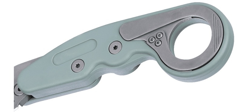 CRKT 4041GR PROVOKE GRIVORY to konstrukcja nawiązująca stylistycznie do klasycznych azjatyckich noży typu karambit, łącząca jednocześnie najnowsze technologie z futurystycznym wyglądem.Innowacyjna technologia Kinematic pozwala na błyskawiczne wypchnięcie ostrza przy pomocy kciuka, które automatycznie ulega zablokowaniu.Aby zwolnić blokadę, wystarczy przesunąć specjalną dźwignię.Głownia o agresywnej linii i wykończeniu Stonewash, wykonana jest z wytrzymałej stali AUS 8, zaś rękojeść z Grivory.Jest to lekkie, trwałe tworzywo - LifeGun.pl NÓŻ CRKT 4041GR - PROVOKE GRIVORY GREEN-4