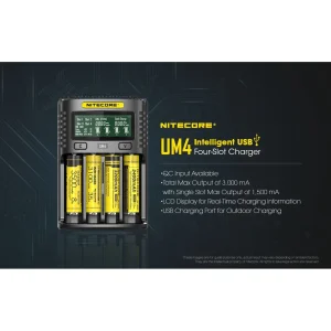Ładowarka do akumulatorów Nitecore UM4