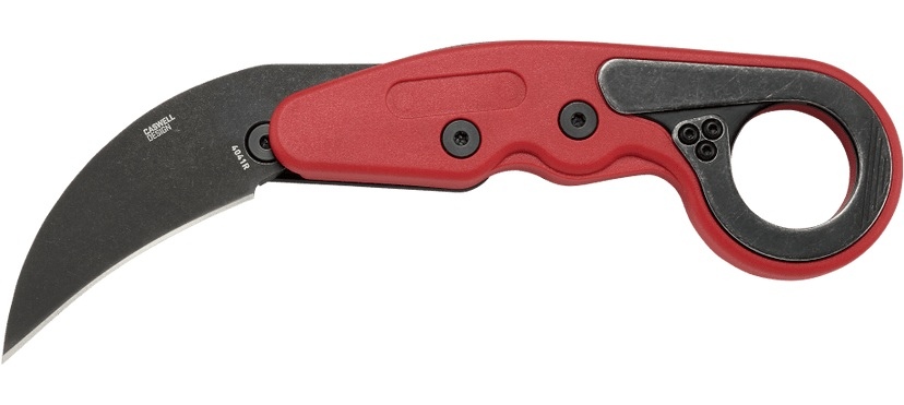 CRKT 4041R PROVOKE GRIVORY to konstrukcja nawiązująca stylistycznie do klasycznych azjatyckich noży typu karambit, łącząca jednocześnie najnowsze technologie z futurystycznym wyglądem.Innowacyjna technologia Kinematic pozwala na błyskawiczne wypchnięcie ostrza przy pomocy kciuka, które automatycznie ulega zablokowaniu.Aby zwolnić blokadę, wystarczy przesunąć specjalną dźwignię.Głownia o agresywnej linii i wykończeniu Stonewash, wykonana jest z wytrzymałej stali 1.4116, zaś rękojeść z Grivory.Jest to lekkie, trwałe tworzywo sztuczne - LifeGun.pl NÓŻ CRKT 4041R - PROVOKE GRIVORY RED-1