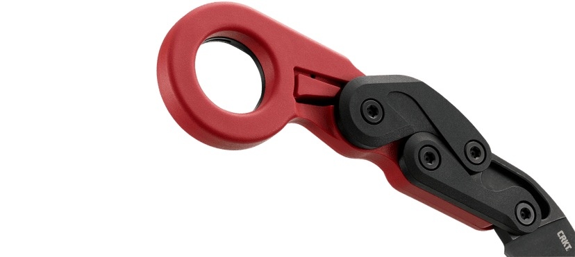 CRKT 4041R PROVOKE GRIVORY to konstrukcja nawiązująca stylistycznie do klasycznych azjatyckich noży typu karambit, łącząca jednocześnie najnowsze technologie z futurystycznym wyglądem.Innowacyjna technologia Kinematic pozwala na błyskawiczne wypchnięcie ostrza przy pomocy kciuka, które automatycznie ulega zablokowaniu.Aby zwolnić blokadę, wystarczy przesunąć specjalną dźwignię.Głownia o agresywnej linii i wykończeniu Stonewash, wykonana jest z wytrzymałej stali 1.4116, zaś rękojeść z Grivory.Jest to lekkie, trwałe tworzywo sztuczne - LifeGun.pl NÓŻ CRKT 4041R - PROVOKE GRIVORY RED-2