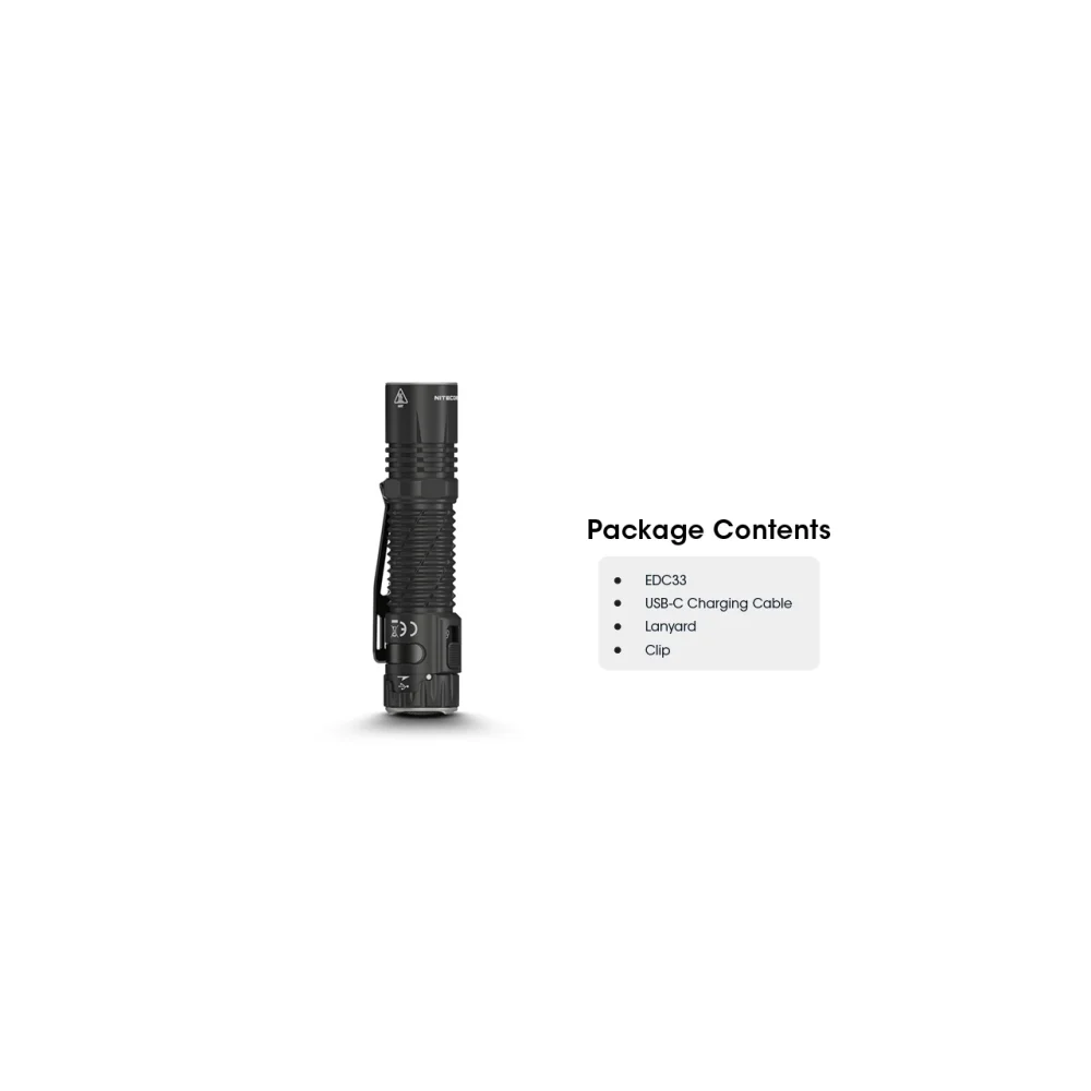 Latarka Nitecore EDC33 4000 lumenów 5 Latarka Nitecore EDC33 4000 lumenów