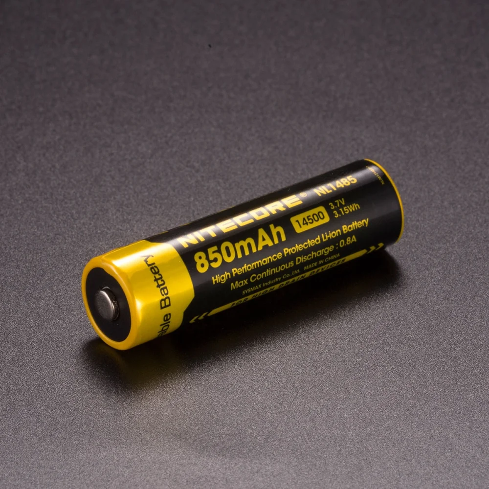 Akumulator NITECORE 14500 NL1485 850mAh 1 Akumulator NITECORE 14500 NL1485 850mAh