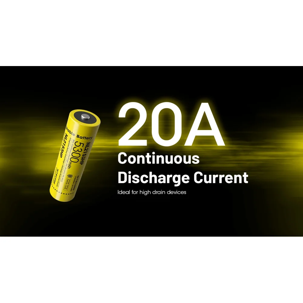Akumulator LI-ION NITECORE - 5300mAh NL2153HP 4 Akumulator LI-ION NITECORE – 5300mAh NL2153HP