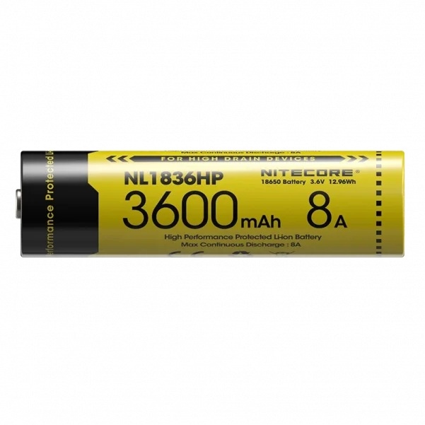 Akumulator litowo-jonowy Nitecore NL1836HP 18650 to wyjątkowe źródło zasilania o imponującej pojemności 3600 mAh. NL1836HP charakteryzuje się wysokim prądem rozładowania wynoszącym 8 A, dzięki czemu idealnie nadaje się do urządzeń o dużym poborze mocy.Akumulator ten jest wyposażony we wbudowaną inteligentną płytkę drukowaną, która zapewnia niezawodną ochronę przed przeładowaniem, nadmiernym rozładowaniem i zwarciem.Uwagę zwraca specjalnie zaprojektowany obwód zasilający, w którym zawarto wydajny moduł MOS-FEE. Element - LifeGun.pl AKUMULATOR LI-ION NITECORE 18650 3600 mAh NL1836HP-3