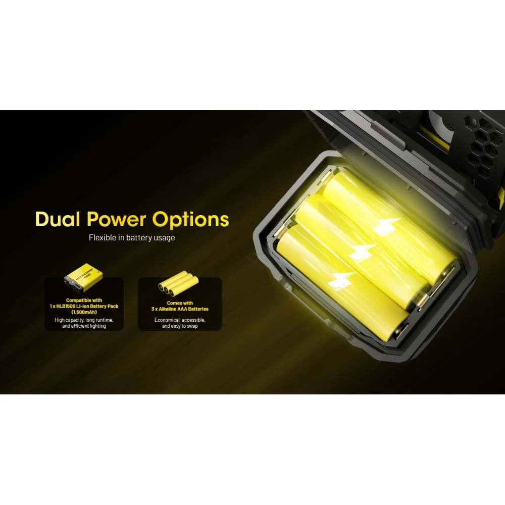 Latarka czołowa Nitecore HA23 UHE 600 Lumenów Green 4 Latarka czołowa Nitecore HA23 UHE 600 Lumenów Green
