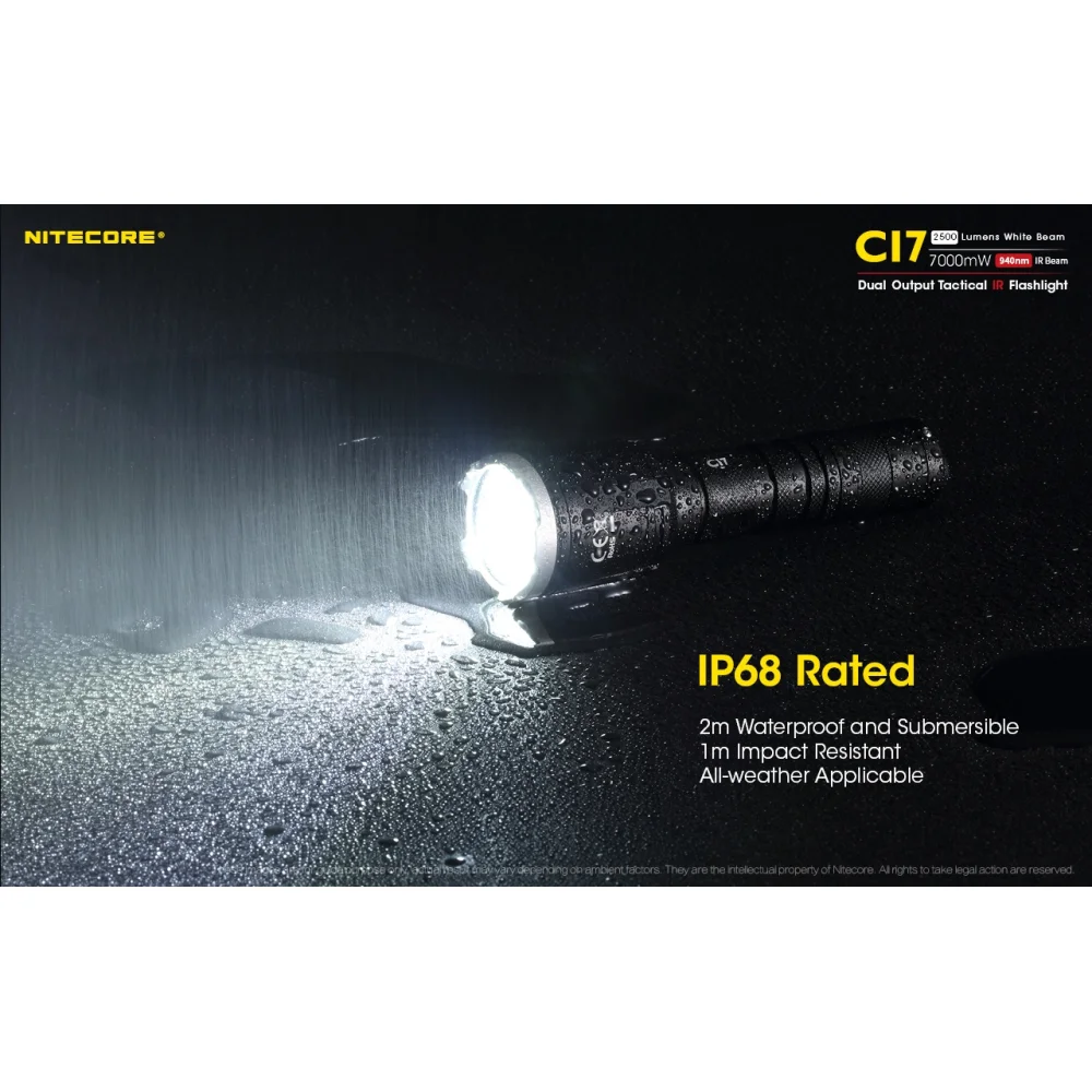 Latarka NITECORE CI7 2500 Lumenów 6 Latarka NITECORE CI7 2500 Lumenów