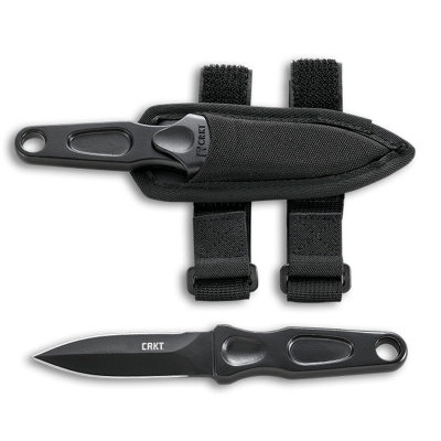 Ostrze ząbkowane: Nie | Futerał: Kabura zytelowa | Opakowanie: Pudełko kartonowe | Waga (g): 110 | Rodzaj ostrza:: Spear point | Stal: 1050 | Wykończenie ostrza: Proszkowane | Grubość ostrza (cm): 0.35 | Rękojeść: Hartowana stal węglowa 1050 | Twardość materiału ostrza::: 52-55 HRC | Projektant: Russel | Długość całkowita (cm): 17.1 | Blokada ostrza: Ostrze stałe | Długość ostrza (cm): 8.1 - LifeGun.pl Nóż CRKT 2020 Sting-6